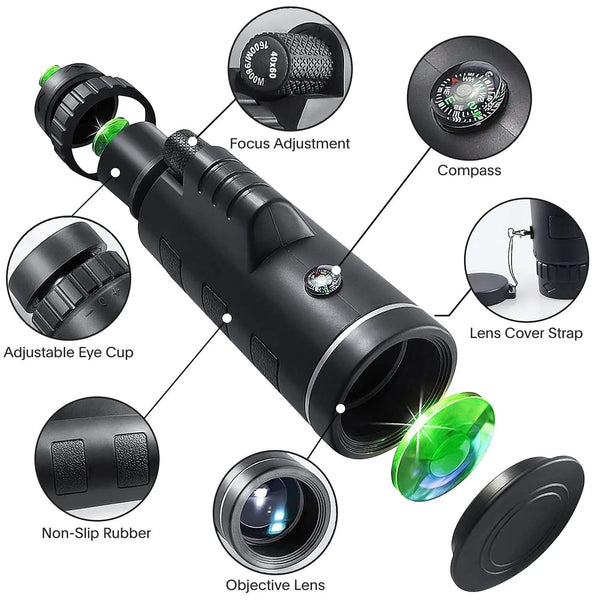 MTX30® - TELESCOPIO MONOCULAR ADAPTABLE PARA CELULAR