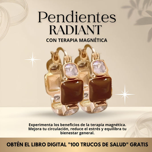 Radiant® Pendientes de Lujo TERAPIA Magnetica